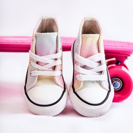 Hohe Turnschuhe für Kinder Multicolor Blanka rosa rosa 6