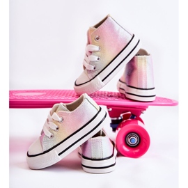 Hohe Turnschuhe für Kinder Multicolor Blanka rosa rosa 4