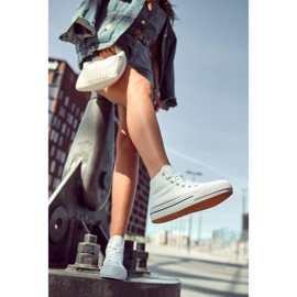 FS3 Klassische High-Top-Sneakers, Weiß Volterro 1