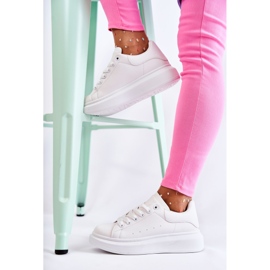 FS3 Sportschuhe für Damen auf der Plattform White Eliso weiß 1