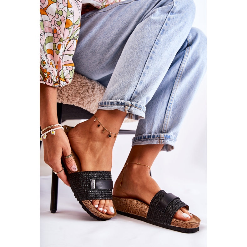 Klassische Damenhausschuhe Inblu NM000025 Schwarz 1