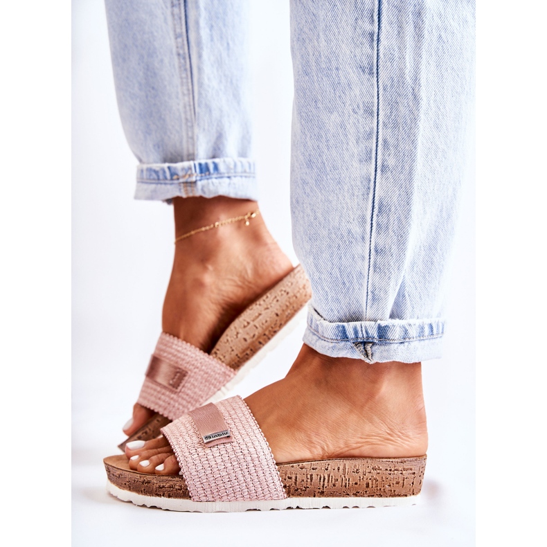 Klassische Damenhausschuhe Inblu NM000025 Rosa 2