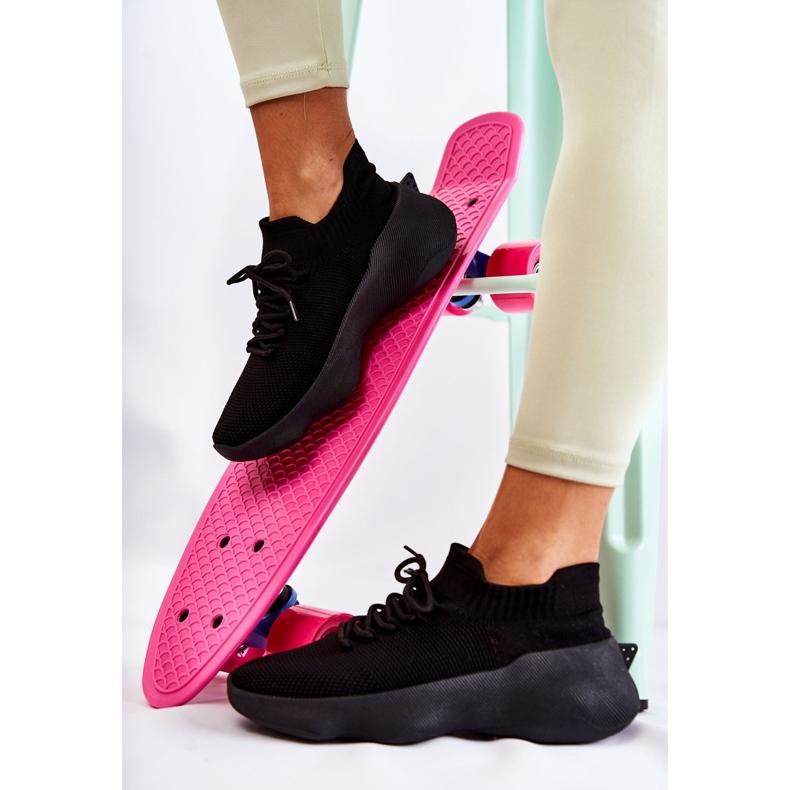 PS1 Schwarz Dalmiro Schwarze Sportschuhe für Damen 1