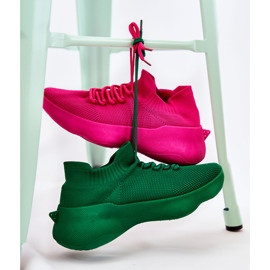 PS1 Damen Fuchsia Dalmiro Slip-On Sportschuhe rosa 2