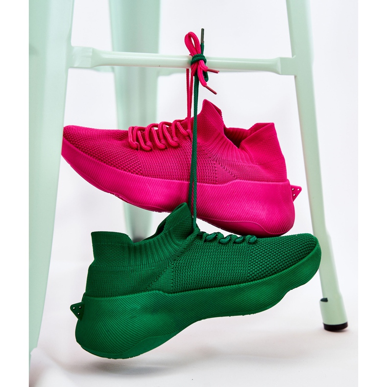 PS1 Damen Fuchsia Dalmiro Slip-On Sportschuhe rosa 2