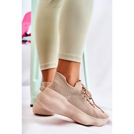 Beige Dalmiro Damen Sportschuhe zum Hineinschlüpfen 2