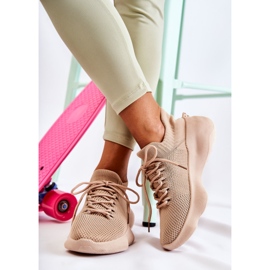 Beige Dalmiro Damen Sportschuhe zum Hineinschlüpfen 1