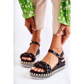 PS1 Damen-Sandalen mit Keilabsatz Schwarz Chaves 2