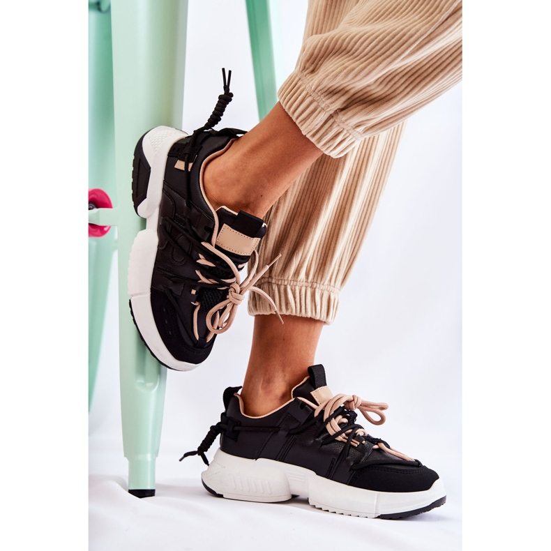 PM2 Damen Sneakers Sportschuhe Schwarz Eines Tages 1