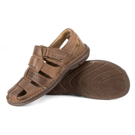 Olivier Herren Sandalen 467 dunkelbraun 4