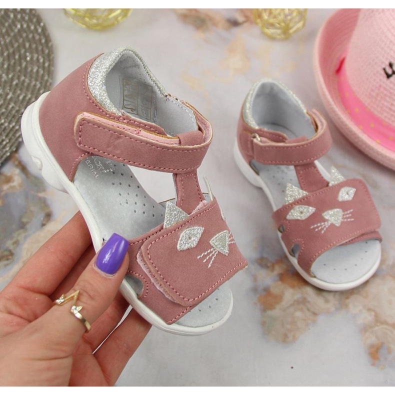 Uhlsport Klettsandalen Kornecki Jr.KOR6305 schmutzigrosa 1