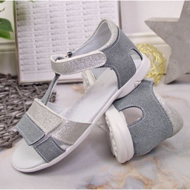 Sandalen mit Klettverschluss Kornecki Jr KOR6323 Silber ['silber'] 2