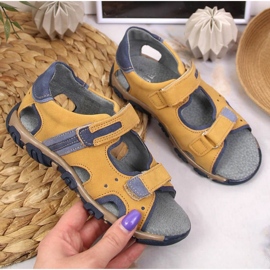 Sandalen mit Klettverschluss Kornecki Jr KOR6188A Kamel braun 1