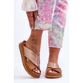 Profilhausschuhe aus Leder Maciejka 04986-29 Braun 2