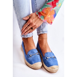 S.Barski Klassische blaue Oresa Slip-On-Espadrilles für Damen 1