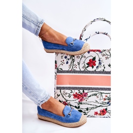 S.Barski Klassische blaue Oresa Slip-On-Espadrilles für Damen 2