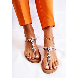 S.Barski Sommersandalen für Damen Silver Margery silber- 1