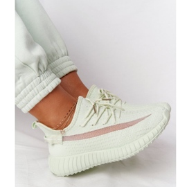 Hellgrüne Sneaker -Sportschuhe für Frauen 1