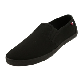 Atletico Herren Slip On Schuhe WY18921 Schwarz 5