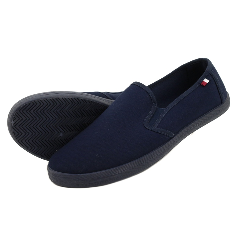 Atletico Herren Slip On Schuhe WY18921 Marineblau 4