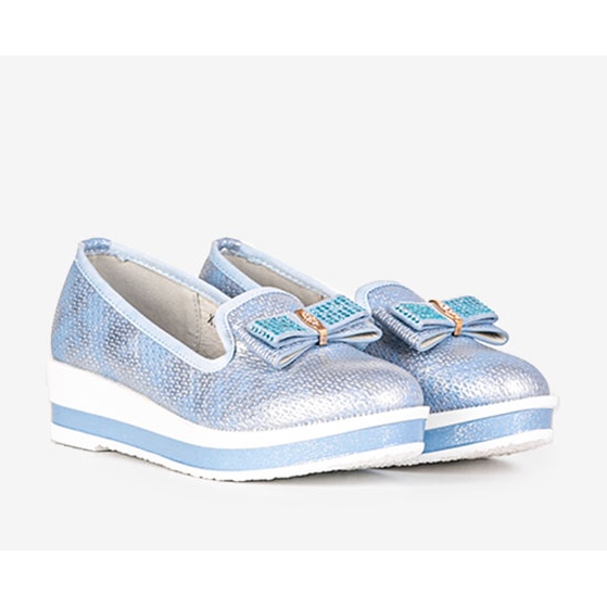 Blaue Ballerinas für Kinder von Taille 1