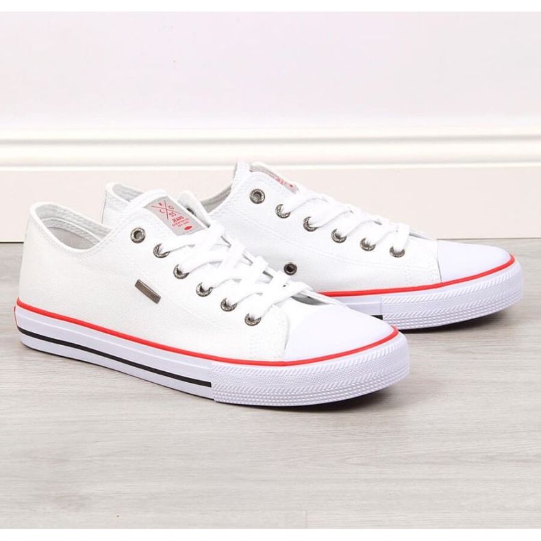 Low Cross Jeans M JJ1R4001C weiße Turnschuhe 1