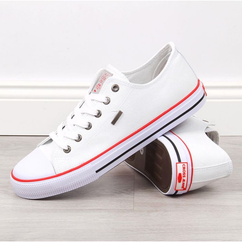 Low Cross Jeans M JJ1R4001C weiße Turnschuhe 2