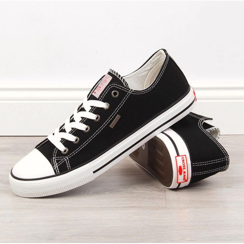 Low Cross Jeans M JJ1R4003C schwarze Turnschuhe 2