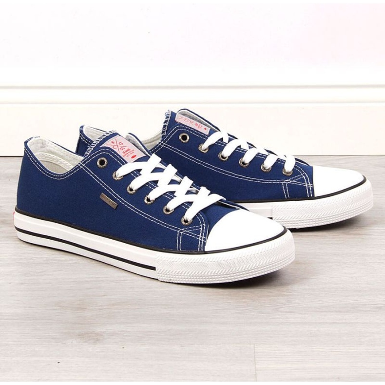 Low Cross Jeans M JJ1R4004C marineblaue Turnschuhe 1