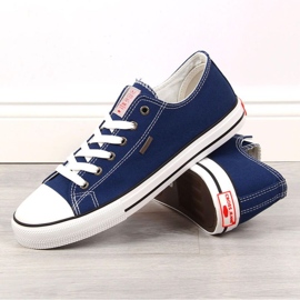 Low Cross Jeans M JJ1R4004C marineblaue Turnschuhe 2