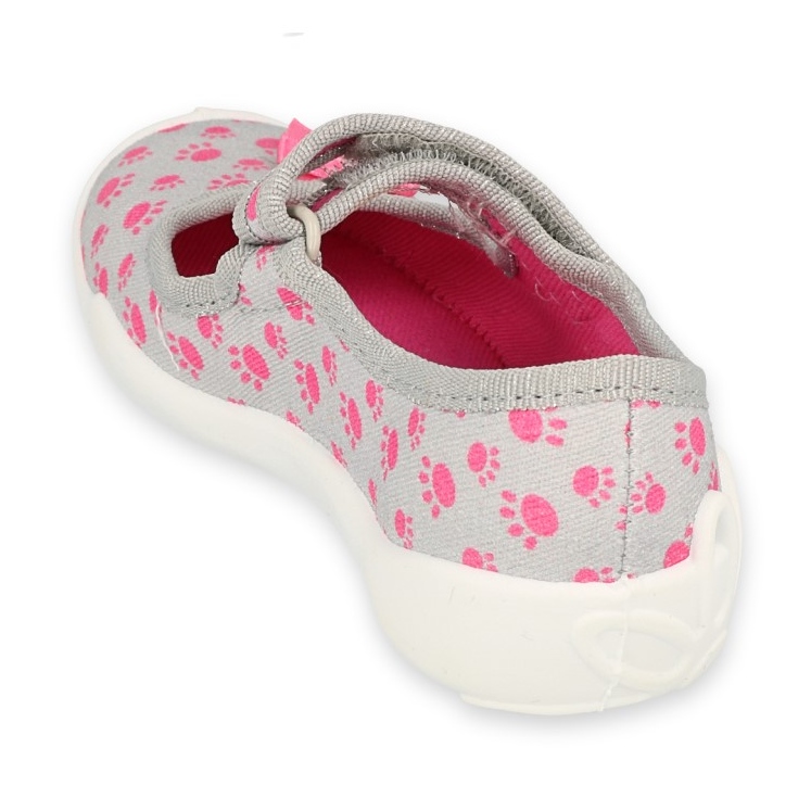 Befado Kinderschuhe 114X478 rosa grau 2