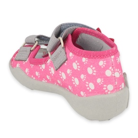 Befado Kinderschuhe 242P108 rosa grau 2