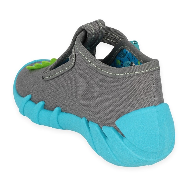 Befado Kinderschuhe 110P441 blau grau 2
