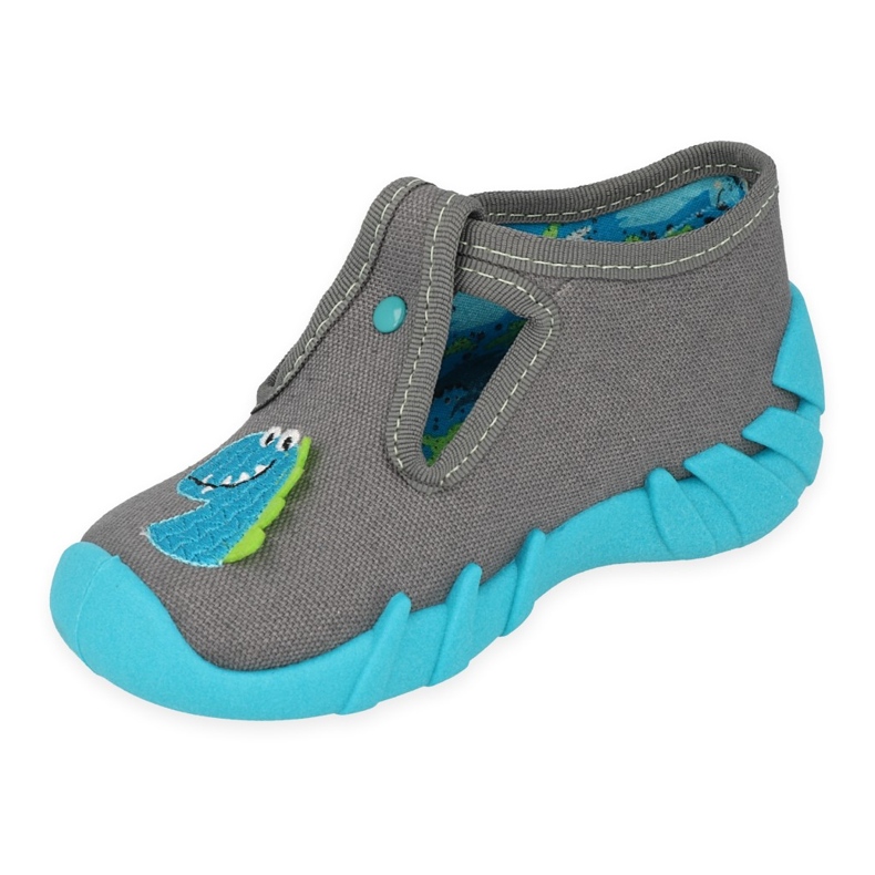 Befado Kinderschuhe 110P441 blau grau 1