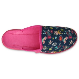Befado Kinderruhschuhe 707Y423 Bunte Anwendungen blau 2