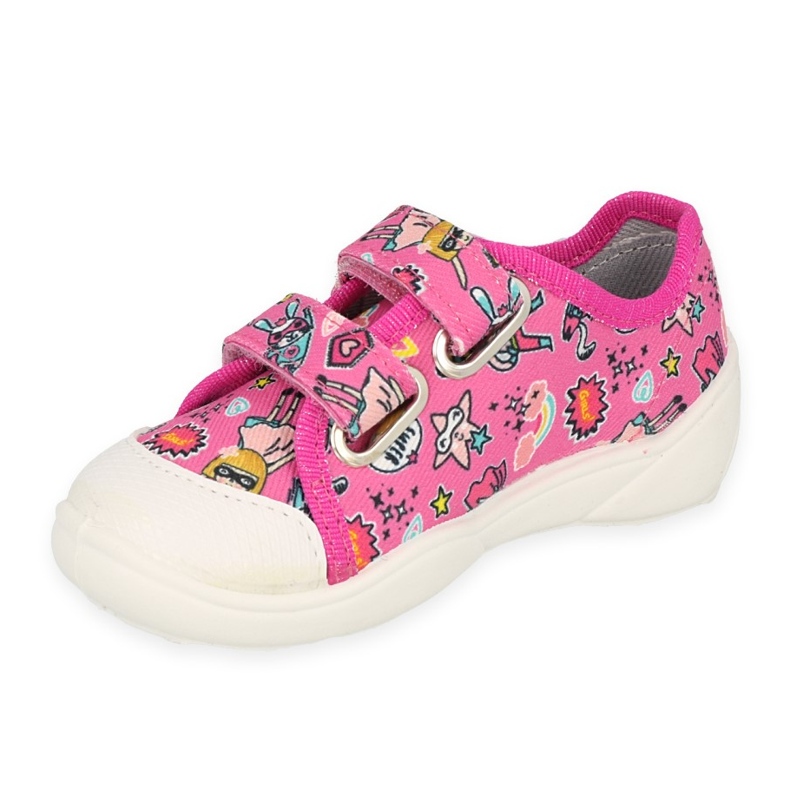 Befado Pink Children's Sneakers 907P148 Bunte Muster rosa 1