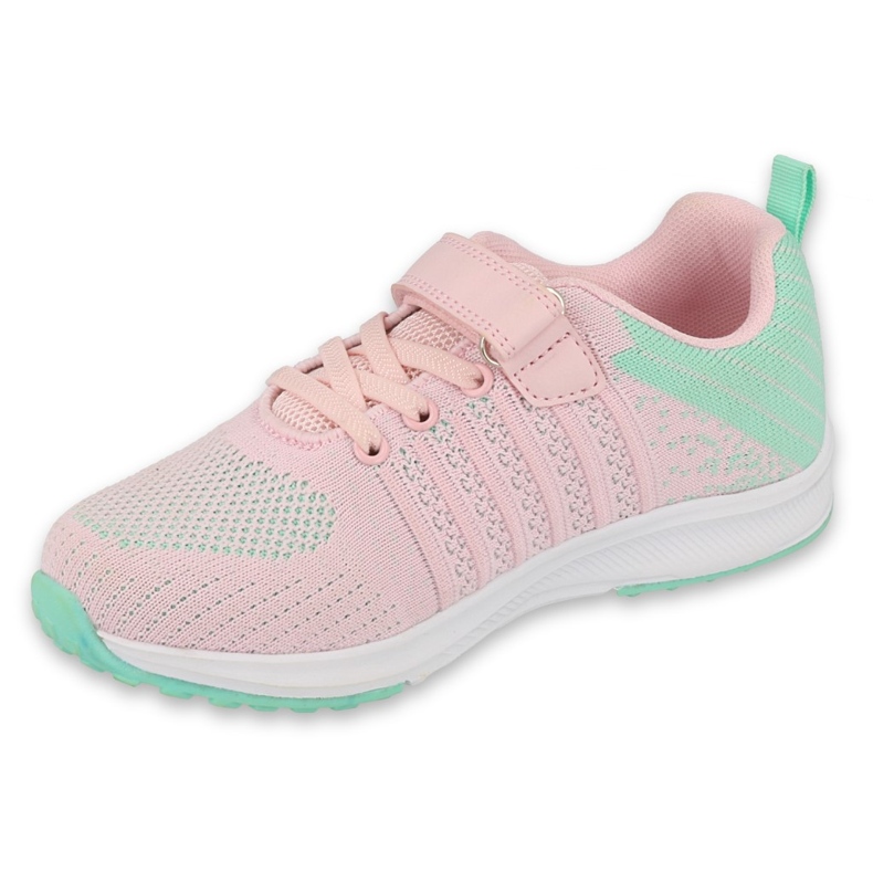 Befado Kinderschuhe 516Y138 rosa grün 1