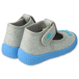 Befado Kinderschuhe 531P105 blau grau 2