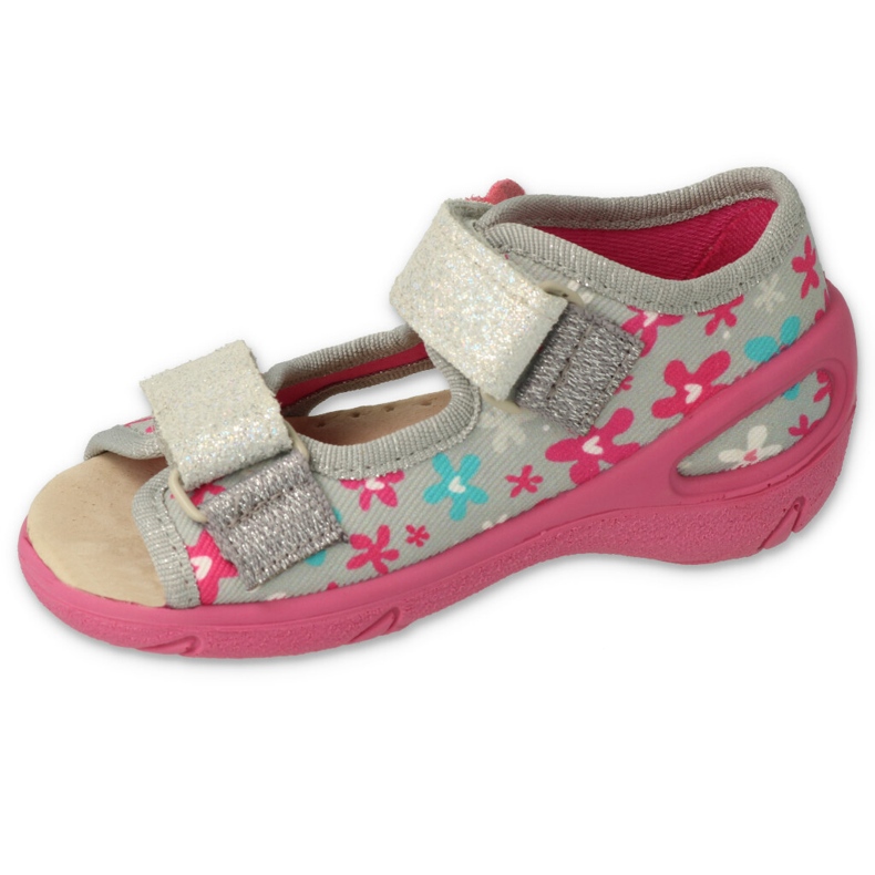 Befado Kinderschuhe VPE 065P175 rosa grau 1