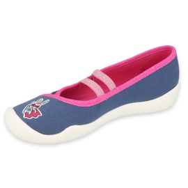 Befado Kinderschuhe 116X300 marineblau rosa mehrfarbig 1