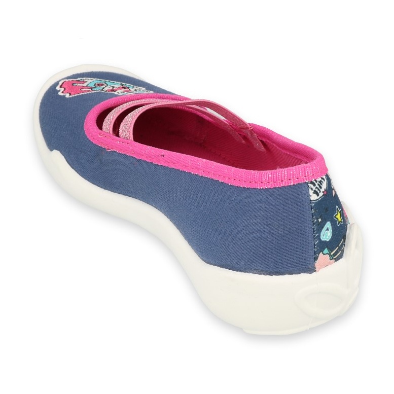 Befado Kinderschuhe 116X300 navy blau rosa mehrfarbig 2