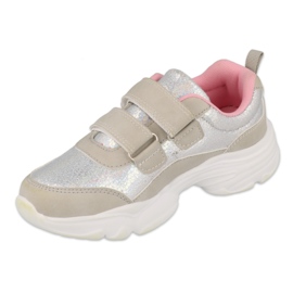 Befado Kinderschuhe 516Y107 beige grau 1