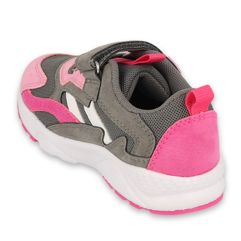 Befado Kinderschuhe 516P122 rosa grau 2