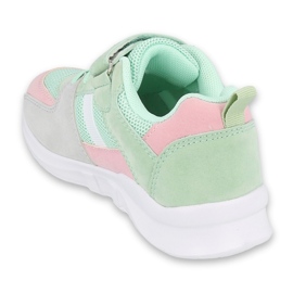 Befado Kinderschuhe 516X072 rosa grün 2