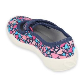 Befado Kinderschuhe 114X475 navy blau rosa 2
