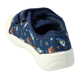 Befado Kinderruhrschuhe für Klettverschluss 907p142 blau 2