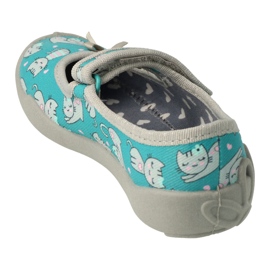 Befado Kinderschuhe 114X453 grau grün 2