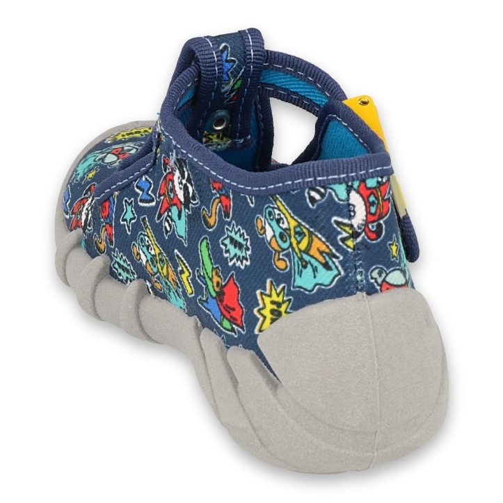 Befado Kinderschuhe 110P447 marineblau mehrfarbig 2