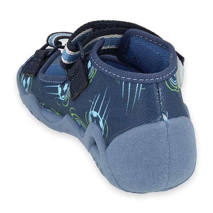 Befado gelbe Kinderschuhe 250P100 blau 2