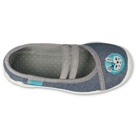 Befado Kinderschuhe 116Y298 marineblau grau 1
